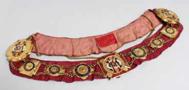 THE ROYAL ORDER OF BUFFALOES BELT.