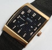 A GENTLEMAN'S BERING SOLAR WRIST WATCH.