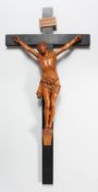 A VERY GOOD BOXWOOD CORPUS CHRISTI. 21ins long.