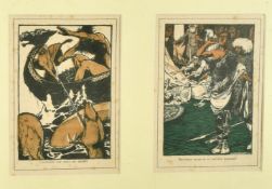 After Arthur Rackham, two book illustrations from an unknown publication, each 9