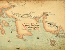 William McDowell (1888-1950) British, 'Souvenir of a Journey from Glasgow to Barrow-in-Furness.