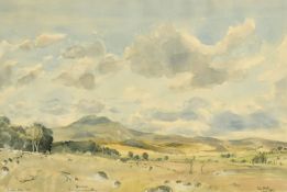 Peter Foster (b. 1919), 'El Escorial', watercolour, signed and dated 1974, 12.5