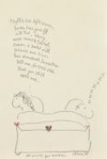 Mel Calman (1931-1994) British, 'Tell me, for God's sake' that you still need me', pencil, signed