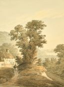 James Bourne (1773-1854), 'Southampton from Hythe', watercolour, 13