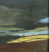20th Century, 'Storm', an extensive landscape, oil on canvas, indistinctly signed and inscribed