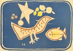 After Georges Braque, 'The Bird', lithograph, 19.5