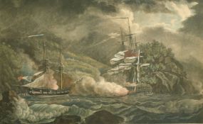 Robert Pollard, after Nicholas Pocock, HMS Mermaid run aground in the chase of the French Corvette
