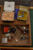 Various items of jewellery, fob seals etc.