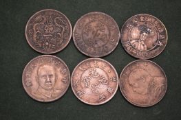 Chinese coins.