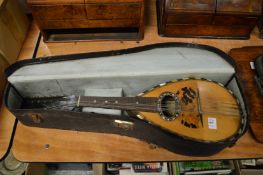 A cased lute by Carlo Ricordo, Napoli.