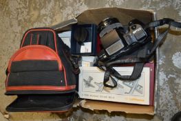 Camera equipment and model aeroplanes etc.