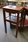 A good Chinese rosewood two tier stand.