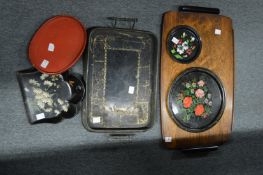 Various trays.