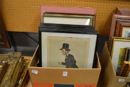 A quantity of Vanity Fair and similar prints.