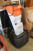 A Stihl GHE105 electric garden shredder.