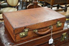 A pig skin writing case.