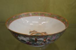 A Chinese Canton bowl.