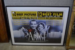 A framed and glazed film poster 