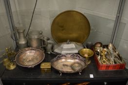 Plated items, cutlery, pewter etc.