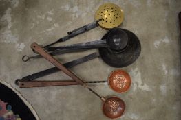 Copper ladles etc.