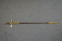 A Masonic sword.