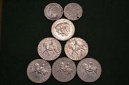 Various coins.