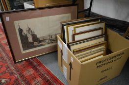 Various paintings, prints and engravings.