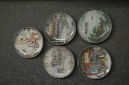 Five Chinese Republican style plates.