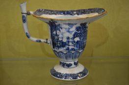 A Chinese blue and white jug.