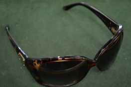 A pair of ladies' Jimmy Choo sunglasses in original case.