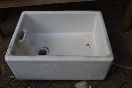 A Belfast or butler's sink.
