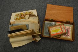Various photographs, carte-de-visite and other items.