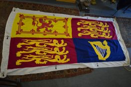 A large Royal Standard / Flag.