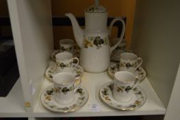 A Royal Doulton Larchmont coffee service.