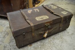 A large suitcase / trunk.