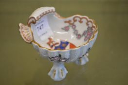 A Samson of Paris porcelain armorial salt.