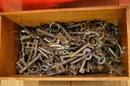 A quantity of old keys.