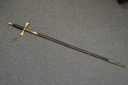 A Masonic sword.