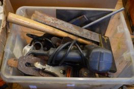 A box of tools.