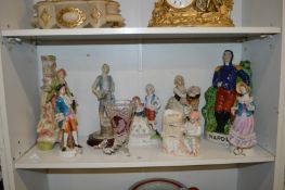 Decorative china and glass.