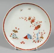 A BOW SHALLOW SAUCER-DISH painted in Kakiemon style with Two Quail pattern.