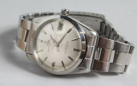 A GENTLEMAN'S TUDOR STEEL WRISTWATCH AND BRACELET PRINCE OYSTERDATE. No. 357.