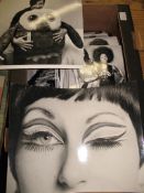 Box of 1960's / 1970's fashion photographs etc. (Q).