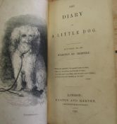 [ANON] Diary of a Little Dog, 12mo, frontis, clo. (cover off, spine gone), L., Darton, 1837.