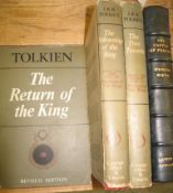 TOLKEIN (J. R. R.) Fellowship of the Ring / Two Towers / Return of the King, 3 vols., 8vo, d.w.'s (