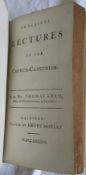 [PROVINCIAL IMPRINT] ADAM (Thomas) Practical Lectures on the Church Catechism, 8vo, calf (worn),
