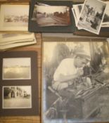 PHOTOGRAPH albums: Cable-laying in African waters, NW Frontier & Pakistan, East Africa, Rhodesia,
