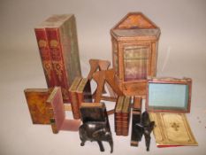 BOOK ENDS, BOOK BOXES, BOOK STANDS (Q).