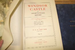 [WINDSOR] HOPE (W.H. St. John) Windsor Castle. An Architectural History. Collected and Written by