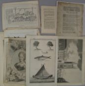 PRINTS, some text leaves, etc. (Q).